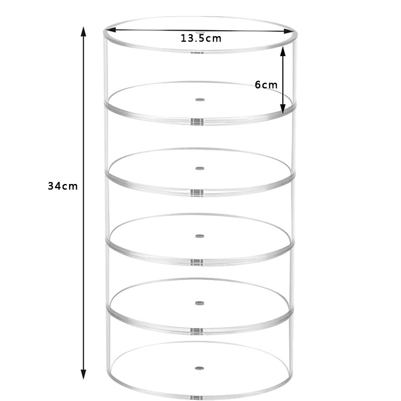 둥근 상자 5개 층