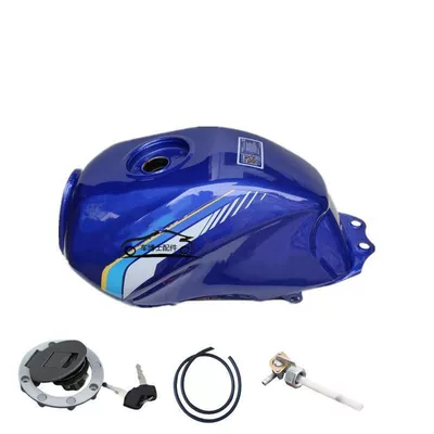 Tank for Zongshen/Da Yang/Li Zhi: Fuel tank - premium-model-blue-fuel-tank-cover-switch-fuel-pipe-set