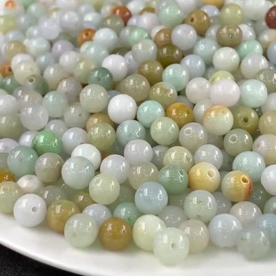 Manufacturer Wholesale Natural Burmese Jade a Goods Jade Beads Jade Beads Unisex