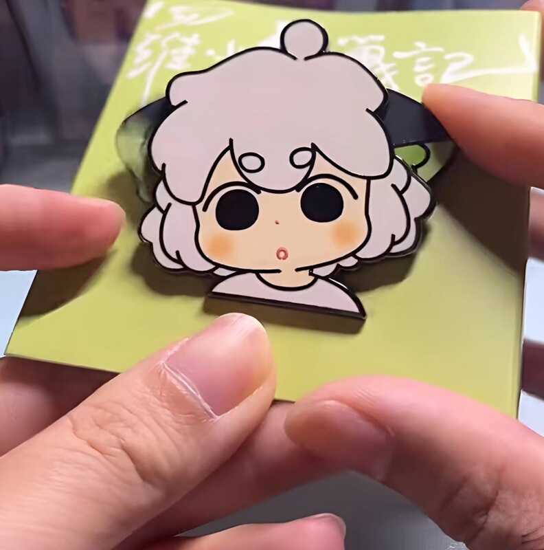 罗黑战小记周边可动耳亚克徽章可爱晃晃转转创意装饰朋友收藏礼物|undefined