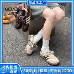 戈美其休闲板鞋2025秋季轻便德训鞋透气软底不累脚阿甘鞋户外女鞋