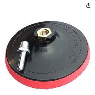 suit cross-border 5 inch 6 inch 7 inch 125mm150mm angle grinder stick plate polishing disc flocking sandpaper suction cup tray