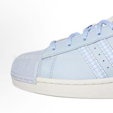 Blue and white