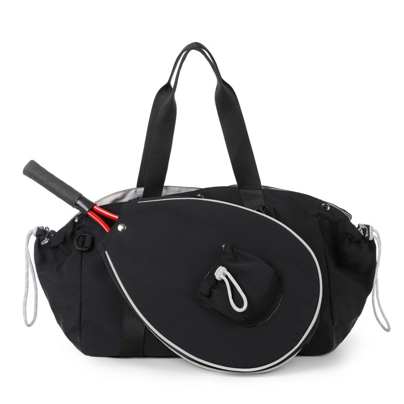 Bolsa de tenis transfronteriza, bolsa de entrenamiento deportivo, bolsa de acondicionamiento físico, bolsa de raqueta portátil de bádminton de gran capacidad, bolsa deportiva de separación seca y húmeda