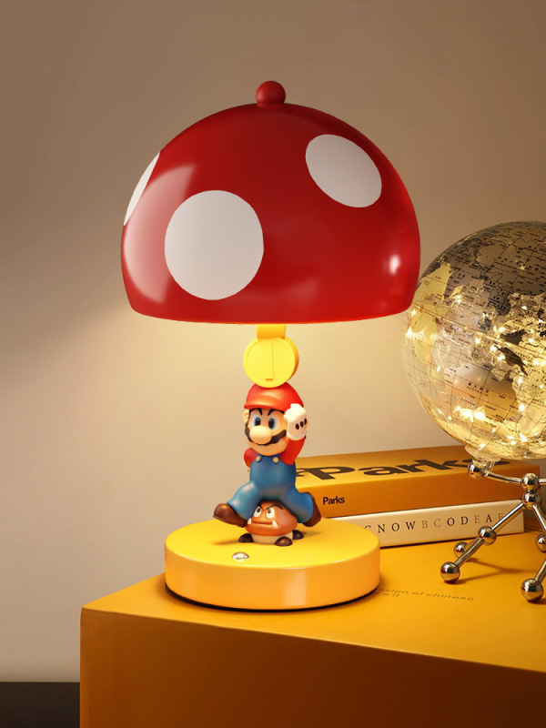 マリオテーブルランプ装飾装飾品新築祝い誕生日ギフト子供部屋寝室ベッドサイドランプクリエイティブデスクトップナイトライト|undefined