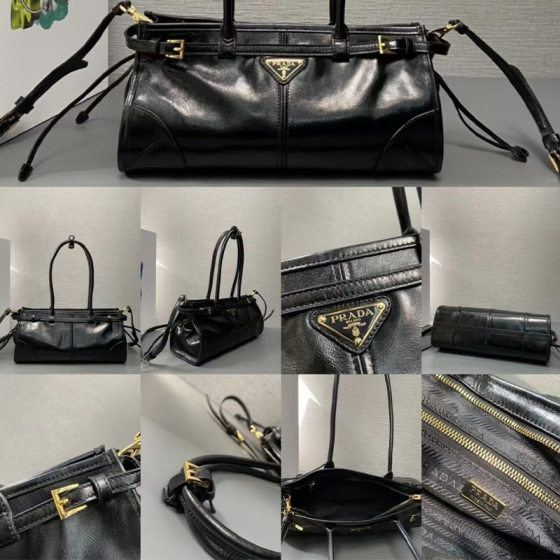 2024 New Vintage Fashion Oil Wax Leather Boston Bag Single Shoulder Crossbody Portable Large Capacity Casual Bag for Women