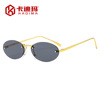 Retro fashionable sunglasses, universal glasses solar-powered, 2 carat, European style