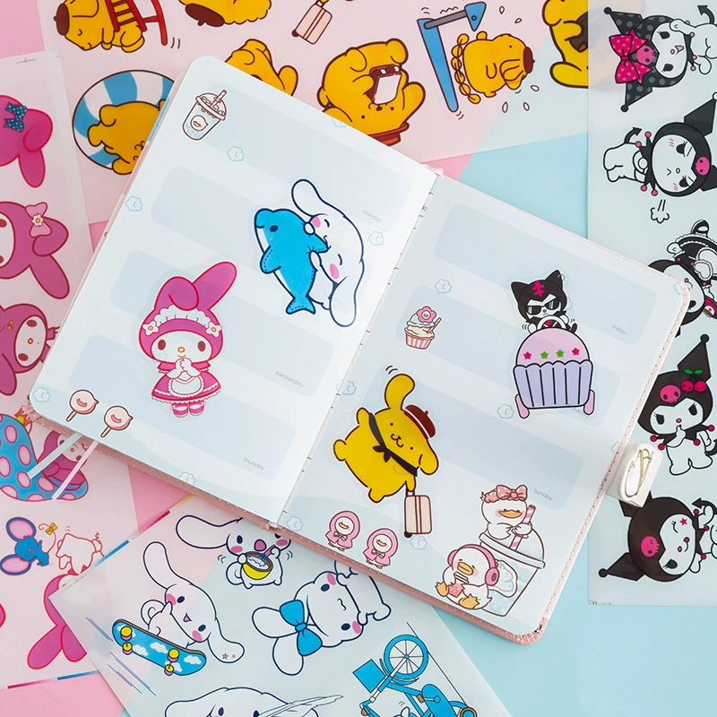 Фабрика в наличии оптом kulomi Jade Gui собака пудинг собака мелодия милый мультфильм наклейки руки счет наклейки