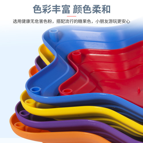 New wholesale starfish rainbow crossing river stone sensory training equipment children's teaching aids kindergarten early education toys home