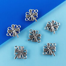 1.7*1.5cm����DIY�Ͻ����˫���ο���Ҷ�����ӿ���Ʒ������������