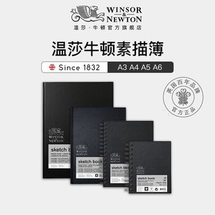 Winsor & Newton Sketchbook 170Ga4A5 Professional Art Thickeneded Hard-Sided Tearable Sketchbook Student Creative Book