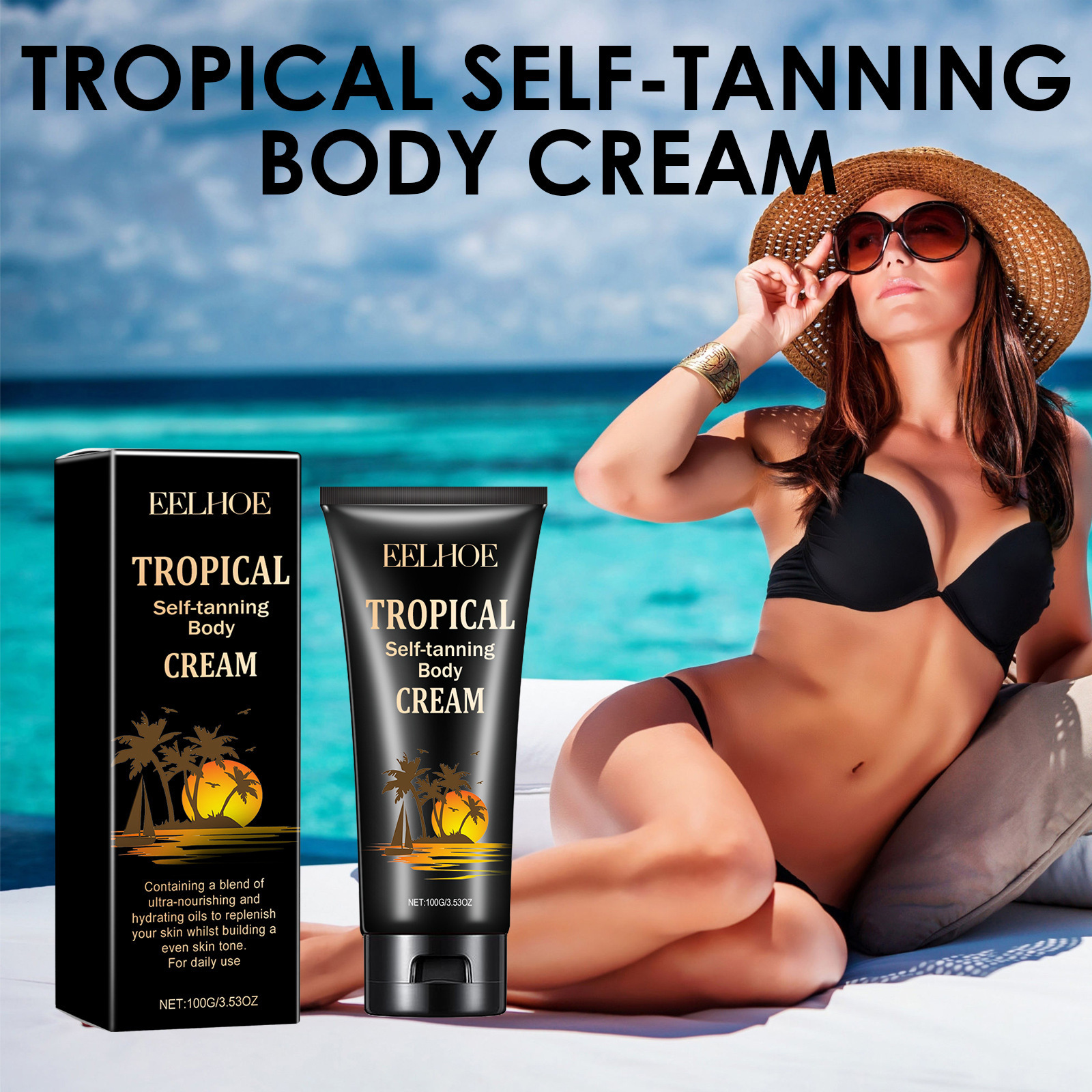 Creme hidratante tom trigo natural para uma pele bronzeada_voghion.com