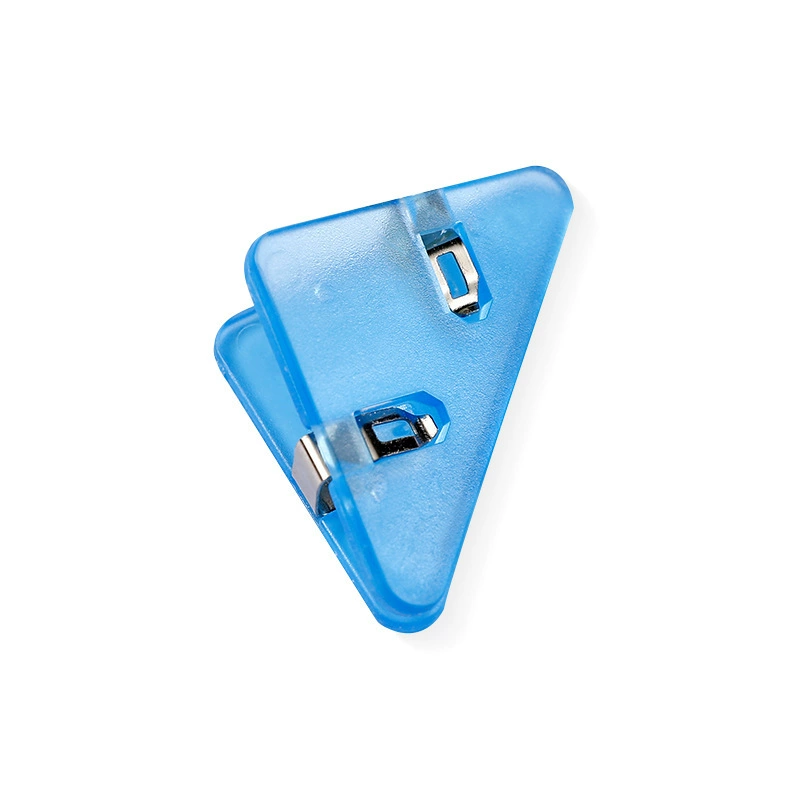 Triangular clip creative right-angle corner clip to prevent books from curling student test paper book corner anti-roller