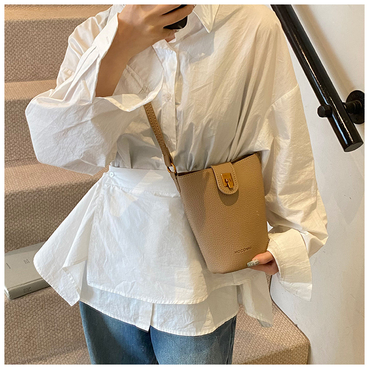 Qadın Retro Bucket Çanta - Payız Qış 2025 Crossbody