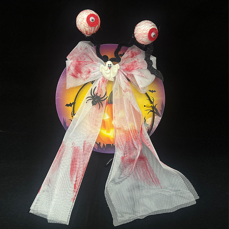 Transfronterizo Amazon Halloween Decoración de Pascua Tombro Diadema Espectáculo unisex con hebilla de cabeza de dibujos animados Flor de cabeza