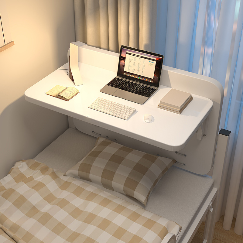 Bed Living on Campus Computer Desk Simple Small Table Student Dormitory Suspended Foldableable Desk Upper and Lower Bed Artifact Bed Living on Campus Computer Desk Simple Small Table Student Dormitory Suspended Foldableable Desk Upper and Lower Bed Artifact