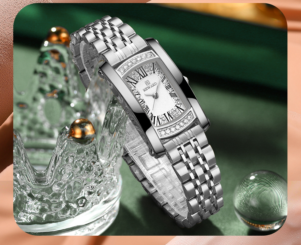 Dames horloge quartz vierkant luxe elegant waterdicht_voghion.com
