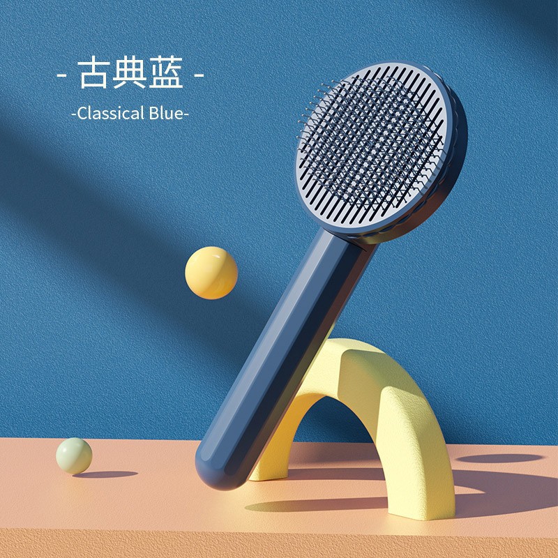 꽃 스타일 진한 파란색
