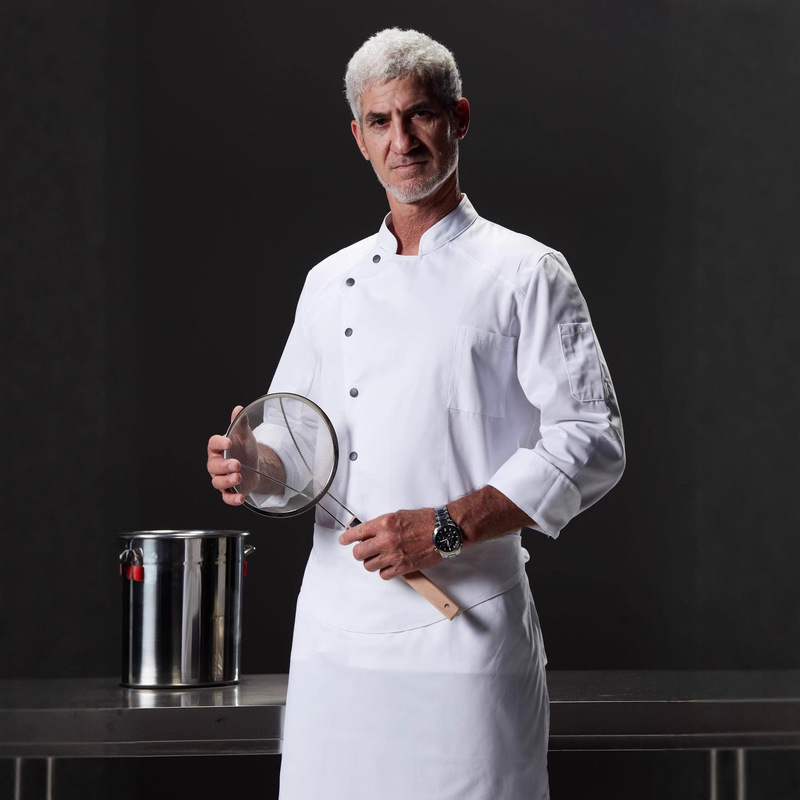 High-End Chef Uniform Suit Catering Kitchen Workwear Short-Sleeved Breathable Chef's Special Workwear Can Be Embroidered with Logo High-End Chef Uniform Suit Catering Kitchen Workwear Short-Sleeved Breathable Chef's Special Workwear Can Be Embroidered with Logo