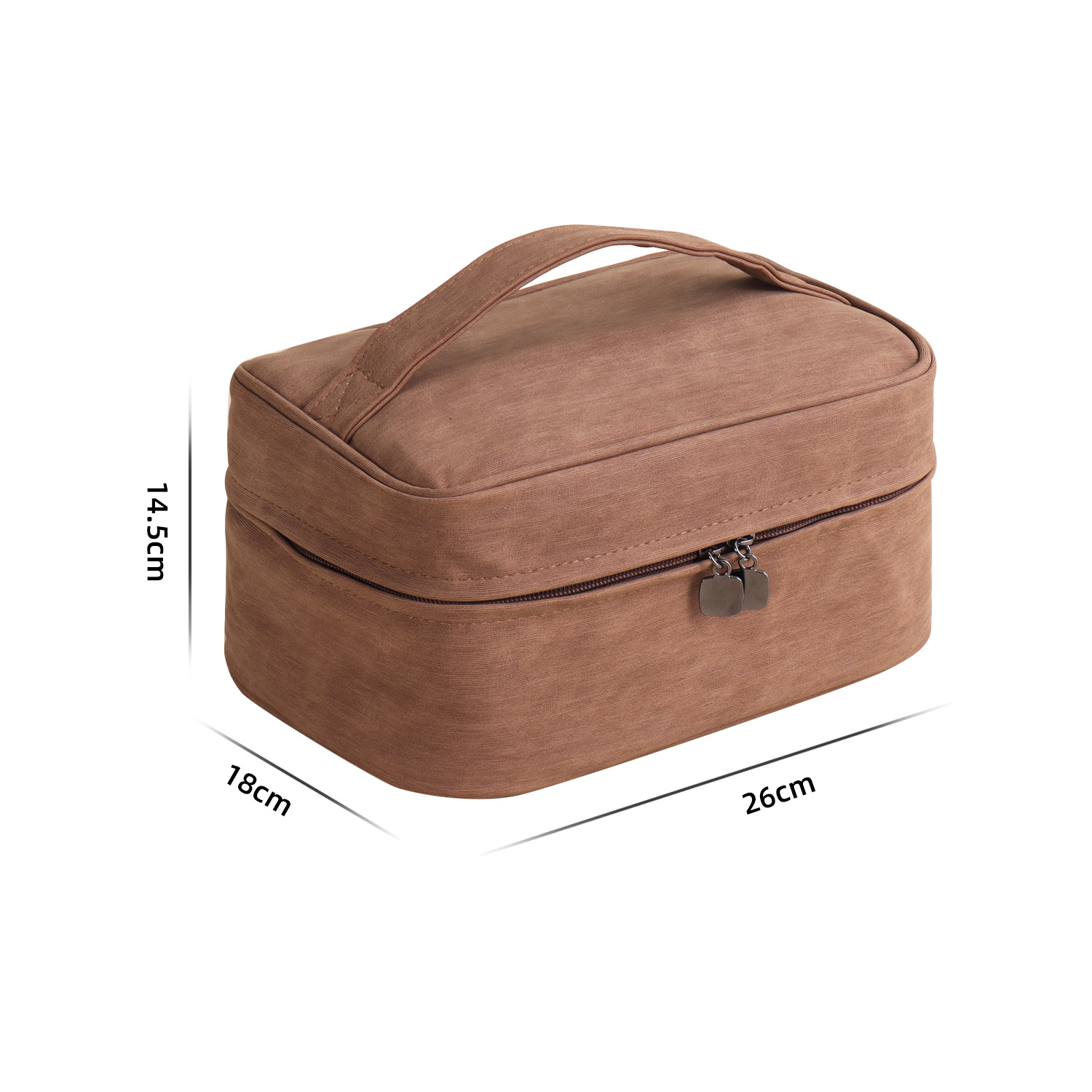 Bolsa de cosméticos de PU estilo Sheep Bare, bolsa de viaje de gran capacidad, bolsa de almacenamiento para maquillaje, estilo popular de celebridades en internet.