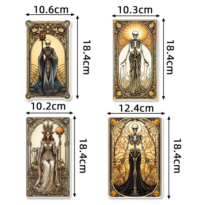 Decoración de fiesta de Halloween europea y americana, bandera de pull, decoración de vacaciones de Halloween, carta del tarot, bandera de pull, esqueleto, flor de pull