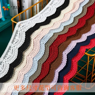 2026春季新款宫廷风洛丽塔蕾丝网纱花边辅料公仔玩具窗帘边绣花布