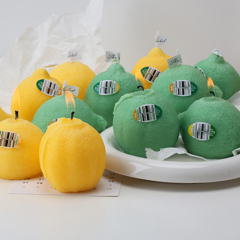 Realistisk citronlys til aromaterapi og boligindretning_voghion.com