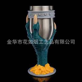 跨境龙爪金币造型奇幻酒杯 魔幻史诗风饮酒容器