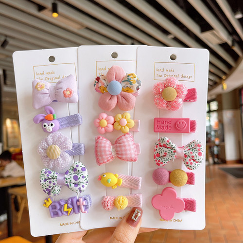 Children's hair clips, baby hair clips that do not hurt hair, small hair clips, little girls' hair clips, hair accessories, infant clips, hair accessories batch