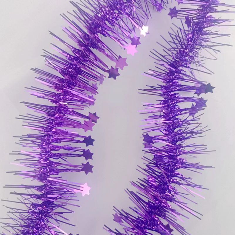 Comercio exterior transfronterizo decoración de Navidad pequeña de cinco estrellas dragón cinta madder Festival Fiesta decoración barra de color fabricante