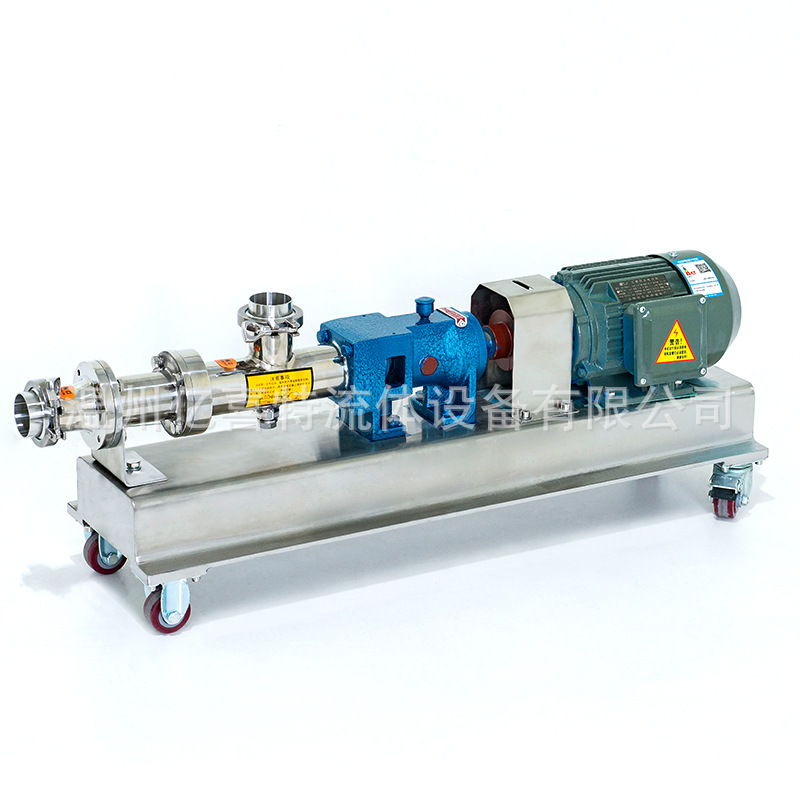 Bomba de tornillo mayorista de acero inoxidable puede transportar floculante y otros medicamentos bomba de agua de autoaspiración resistente a la corrosión