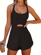 S 76779 One Strap Backs Jumpsuit �����B�wѝ �羳����