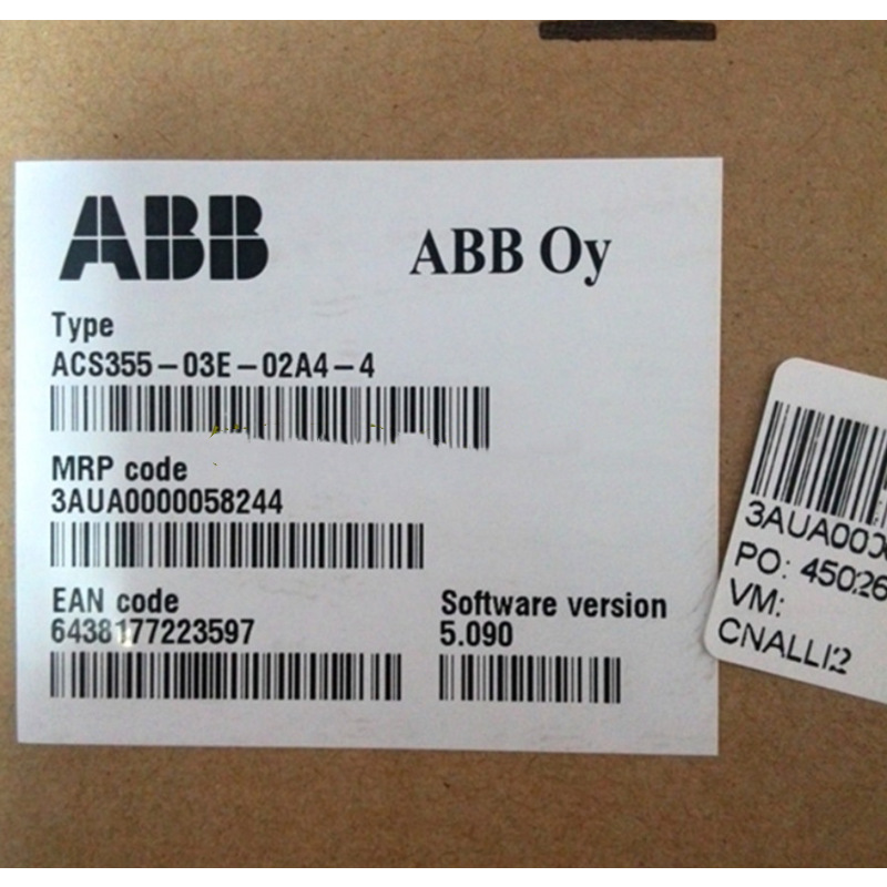 ABB小型矢量型变频器ACS355-03E-02A4-4  0.75KW/380V