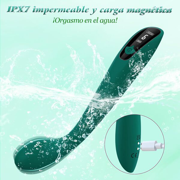 Mia G-spot vibrator digital display 9-frequency vibration silicone…
