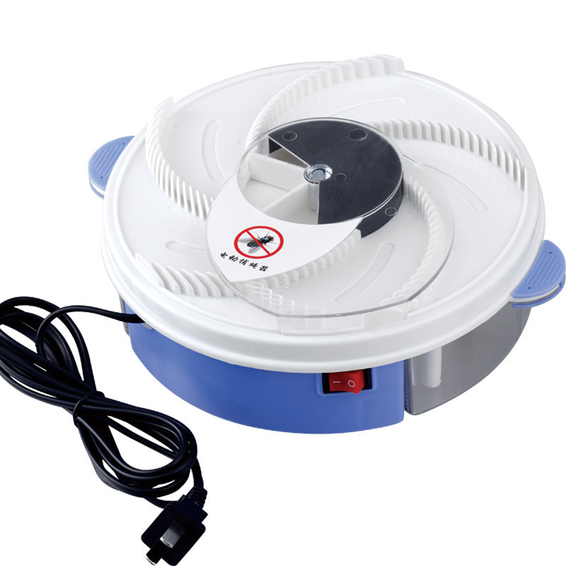 Electric fly killing lamp automatic rotating fly trap household hotel silent trap fly artifact factory direct supply