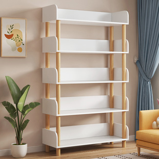 Bookshelf Storage Rack Home Picture Book Rack Toy Storage Rack Integrated Display Rack Bedside Small Bookcase