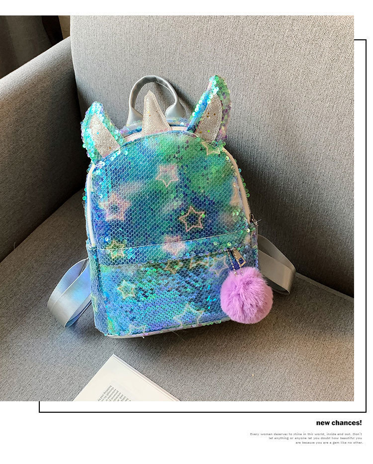 All Seasons Season Women's Pvc Star Cute Cylindrical Zipper Fashion Backpack