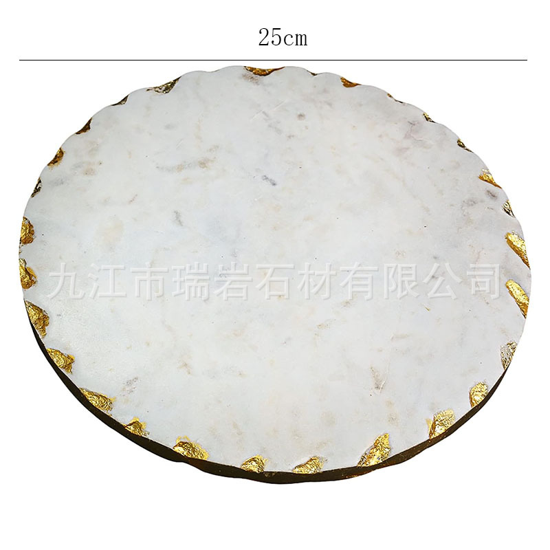 Nueva paleta de lujo ligera de mármol natural Phnom Penh Hotel Home Baño almacenamiento Aromaterapia Dispuesto al por mayor