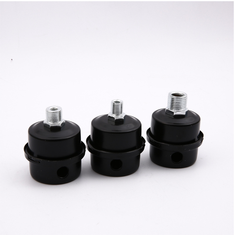 Oil-free muffler air compressor small air pump accessories air filter empty filter manufacturers wholesale iron plastic shell