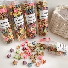 起爆缶子供の花の小さなクリップかわいいお姫様の頭の女の子の赤ちゃんの髪のアクセサリー前髪の髪のクリップ
