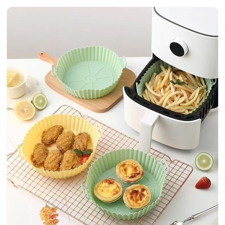 Amazon nuevo aire frito parrilla de parrilla bandeja de parrilla de silicona multifuncional almohadilla de parrilla resistente a altas temperaturas se puede repetir