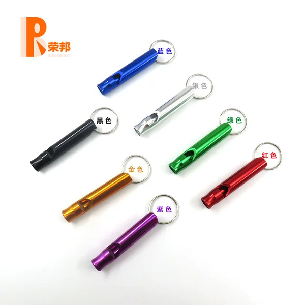 Bulk Wholesale Outdoor Aluminum Alloy Whistles for Fire Training, Small Outdoor Survival and Rescue Whistles, Super Loud