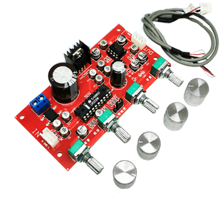 HIFI发烧级LM1036音调板 单电源供电 音频效果器带NE5532前级放大