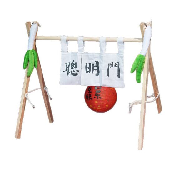 Baby grab weekly supplies smart door photo props one-year-old gift over onion door curtain green onion grab weekly layout supplies