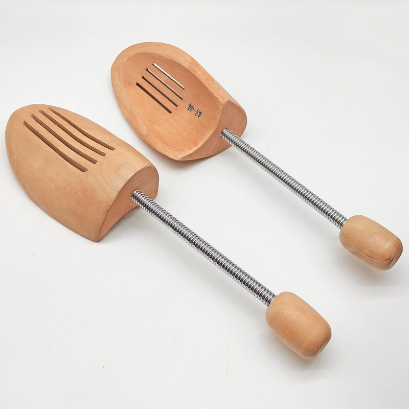 Весенняя деревянная обувь Последняя опора для обуви Anti-Zou Деревянная опора для обуви Пружинная Регулировка поддержки обуви Кожаная обувь унисекс Обувь из цельного дерева Последняя