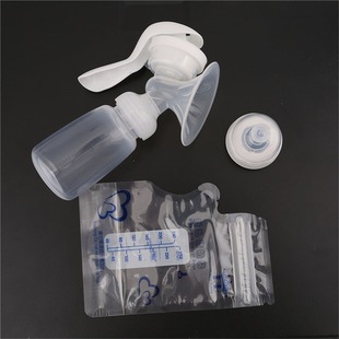 White Milking Machine, Portable Breast Pump, Manual Breast Pump, Maternity Supplies, Unilateral Lactation Pump