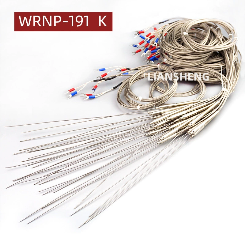 Нестандартная бронированная термопара по индивидуальному заказу wrnk-191, высокотемпературный зонд K-типа, линия измерения температуры, датчик температуры PT100