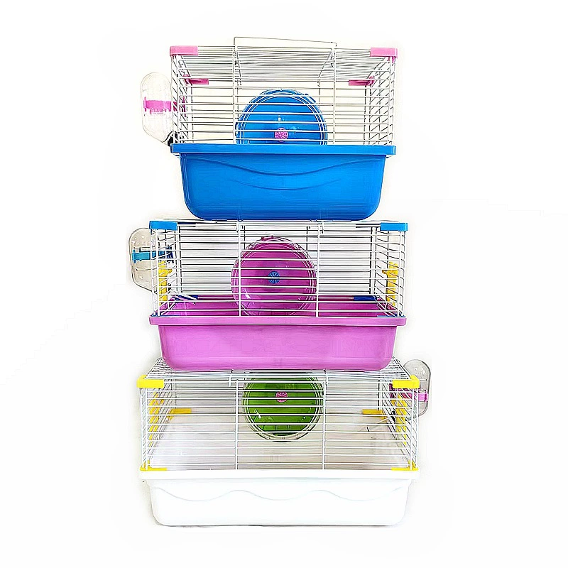 Клетка для хомяка, вилла, принадлежности для хомяков, игрушечный замок, клетка для хомяка, маленький угловой проволочный чехол, маленькая пасторальная клетка для хомяка