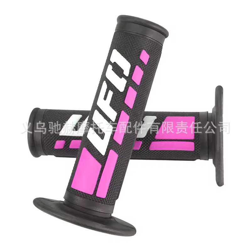 Directly from the Manufacturer: 3 Types of Motorcycle Modified Three-Color Uf0 Handlebar Grips, Universal Off-Road Vehicle Accessories