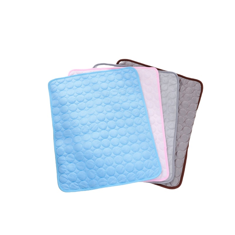 Sommer Cool Atmungsaktive Eisseide Katzennest Haustierbedarf Hundekissen_voghion.com